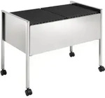 DURABLE H&auml;ngemappenwagen ECONOMY DUO 100 A4 silber