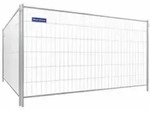 Schake Mobilzaun &bdquo;Standard&rdquo;, H&ouml;he: 2,00 m, Ausgleichselement Breite: 2,20 m
