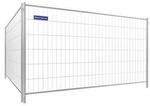 Schake Mobilzaun &bdquo;Standard&rdquo;, H&ouml;he: 1,20 m, Torelement Breite: 1,20 m (3B1212)
