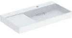 Geberit Waschtisch One 90x48,4cm, o &Uuml;, w K-Tec/Bl w, Hahnl. re