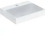 Geberit Aufsatzwaschtisch One 50x40cm, o. &Uuml;L, we. K-Tect, Hahnl. mit.
