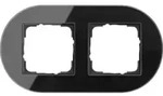Gira Abdeckrahmen 2f. schwarz