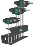 Wera 454/7 HF Set 2 Schraubendrehersatz Quergriff-Schraubendreher Hex-Plus mit