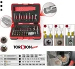KS Tools 1/4" + 10 mm TX- und Innensechskant-Schrauben-Ausdreher-Satz, 34-tlg.