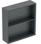 Geberit Regal 45x46,7x13,2cm, quadr., lava/lackiert ma