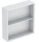 Geberit Regal 45x46,7x13,2cm, quadr., we/ma lackiert