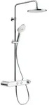 Duravit Duschsystem Shelf 1050 MinusFlow mit AP-Brausethermostat, wei&szlig; Hochglanz