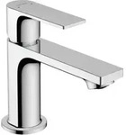 hansgrohe Waschtisch-Einhebelmischer Rebris E 80 mit Zugstangen-Ablaufgarnitur, chrom