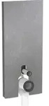 Geberit Stand-WC-Modul Monolith BH 114cm, Fr. Schiefer, S. Alu SW-chrom