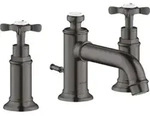 hansgrohe 3-Loch-Waschtischarmatur 30 Axor Montreux A 143mm, m Kreuz, ZugstAblGar, b