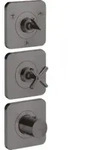 hansgrohe Fertigset Axor Citterio E UP-Thermostat 380/120, m Ros, brush. bla vc