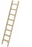 MUNK Stufen-Anlegeleiter Holz ohne Traverse 8 Stufen