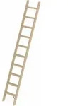 MUNK Stufen-Anlegeleiter Holz ohne Traverse 10 Stufen