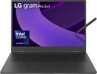 LG 16TB90TP-K.AP78G, LG gram Pro 16" 2-in-1, Touch, Core U7 255H, 16GB RAM, 1TB SSD,