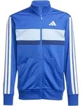 Kinder Adidas AG Adidas Kinderjogginganzug U 3S TIBERIO TS - schwarz/blau - 176