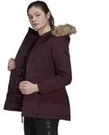 Mode&Accessoires Adidas AG Adidas Utilitas Hooded Mantel shadow maroon Damen -