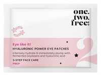 One.two.free! Pflege Augenpflege Hyaluronic Power Eye Patches