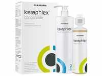 Keraphlex Haare Pflege Profi-Set Step 1 Protector 500 ml + Step 2 Strenghtening 1000