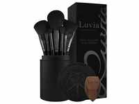 Luvia Cosmetics Pinsel Pinselset Prime Vegan Pro Set Black Kosmetikpinsel 12...