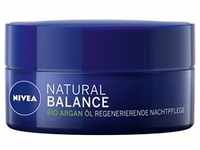 NIVEA Gesichtspflege Nachtpflege Bio Argan ÖlNatural Balance Regenerierende