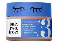 One.two.free! Pflege Gesichtspflege Overnight Glow Cream 789296