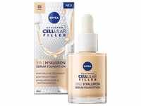 NIVEA Gesichtspflege Make-up 3in1 Hyaluron Serum Foundation 02 Mittel