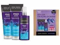 John Frieda Haarpflege Frizz Ease Geschenkset Shampoo 250 ml + Conditioner 250 +
