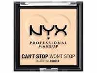 NYX Professional Makeup Gesichts Make-up Puder Can't Stop Won't Stop Mattifying