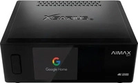 Xsarius AIMAX OTT BT 4K UHD LCD AndroidTV 8.0 Player H.265 WLAN Schwarz