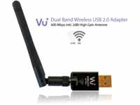 VU+® Dual Band Wireless USB 2.0 Adapter 600 Mbps inkl. Antenne
