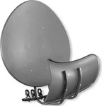 HMP Wave Toroidal T90 Antenne -anthrazit- incl. Wandhalter