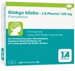 GINKGO BILOBA-1A Pharma 120 mg Filmtabletten 120 St