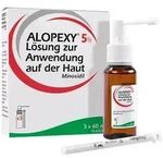 ALOPEXY 5% L&ouml;sung zur Anwendung auf der Haut 3X60 ml