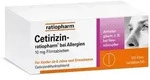CETIRIZIN ratiopharm bei Allerg.10 mg Filmtabletten 100 St