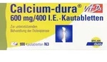CALCIUM DURA Vit D3 600 mg/400 I.E. Kautabletten 100 St