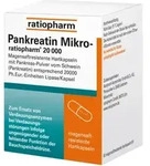 PANKREATIN Mikro-ratio.20.000 magensaftr.Hartkaps. 100 St