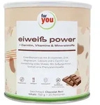 FOR YOU eiwei&szlig; power Schoko Pulver 750 g