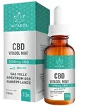 CBD 10% Bio Hanfextrakt &Ouml;l Vitadol mint 10 ml