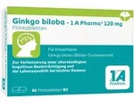 GINKGO BILOBA-1A Pharma 120 mg Filmtabletten 60 St