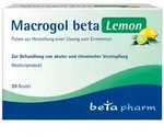 MACROGOL beta Lemon Plv.z.Her.e.Lsg.z.Einnehmen 20 St