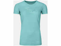 Ortovox 8306300009, Ortovox 185 Merino Tangram Logo T-Shirt Women ice waterfall (L)