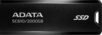 ADATA SC610-2000G-CBK/RD, ADATA SC610 2 TB USB Typ-A 3.2 Gen 2 (3.1 Gen 2) Schwarz