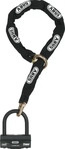 Abus 10032870-01, ABUS Schloss-Ketten-Kombi - Granit 58 + 12KS Black Loop -