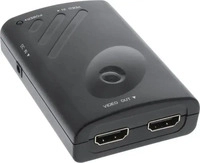 INLINE 57821A, InLine Displayport zu 2x HDMI Splitter/Verteiler, FullHD, m.