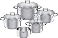 Silit Toskana Topfset 5-teilig Silber