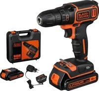 BLACK & DECKER BDCDC18KB-QW, Black & Decker BDCDC18KB-QW Akku-Bohrschrauber