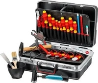 Knipex 00 21 21 S, Knipex KNIPEXWerk VDE-Werkzeugkoffer schwarz, 26-teilig 00 21 21 S