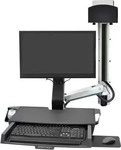 Ergotron 45-272-026, ERGOTRON StyleView Sit-Stand Combo Ablageflaechen-System