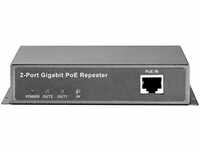 LevelOne POR-0122, LevelOne Gigabit PoE Repeater, 2 Ports, Kaskadier
