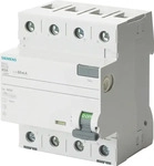Siemens 5SV37466, Siemens FI-Schutzschalter Typ A, 500mA , 63A 5SV3746-6